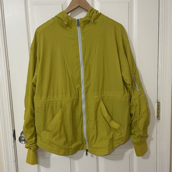 FP Movement by Free People Green Sulfer Hooded Utility Jacket Size S - Picture 7 of 14